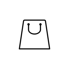 shopping bag icon, shopping bag symbol for your web site