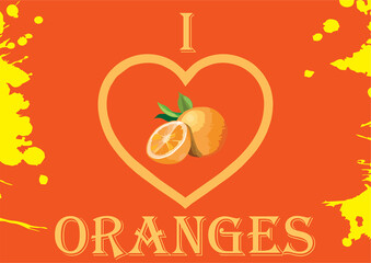 Orange Love where people like citrus fruit because of its benefits and also its delicious taste..