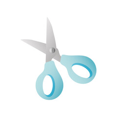 back to school scissors supply icon design