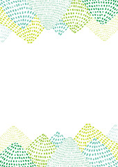 手描き背景フレーム01