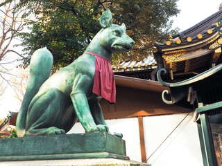 豊川稲荷神社　赤坂豊川稲荷神社　きつね　キツネ