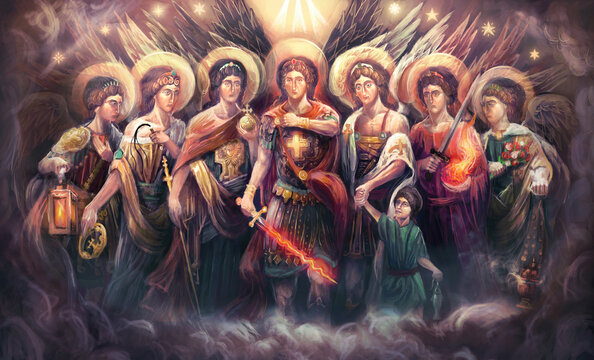 the seven Archangels of God 