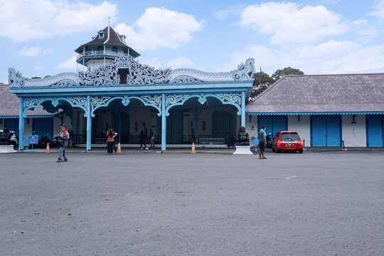 Surakarta, 15 November 2020; Beautiful old building of the Kasunanan palace in Surakarta, Central Java. Indonesia