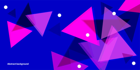Abstract triangle background. Modern flat wallpaper