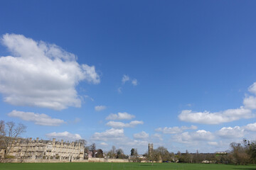 Fototapeta na wymiar A landscape photo of Oxford University in England