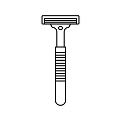 Razor Icon. barber shop sign. Vector Illustration