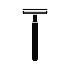 Razor Icon. barber shop sign. Vector Illustration