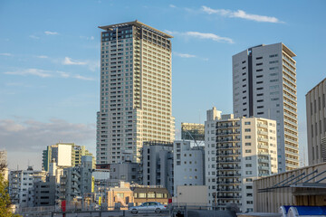Fototapeta na wymiar 東京　高層ビルの建つ風景　
