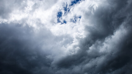 Sky Clouds. Storm Clouds Dark Sky Background. 