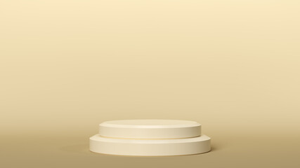 Minimal background, mock up with podium for product display,Abstract white geometry shape background minimalist mock ,Abstract mock up backgroundup 3D rendering.
