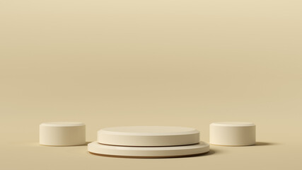 Minimal background, mock up with podium for product display,Abstract white geometry shape background minimalist mock ,Abstract mock up backgroundup 3D rendering.