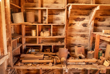 old abandoned shed