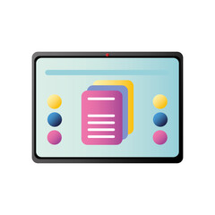 back to school online class lesson book icon
