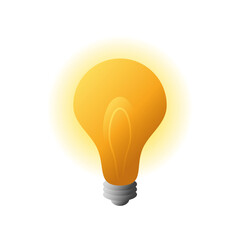 light bulb icon vector design