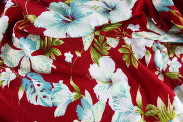 flower pattern textile