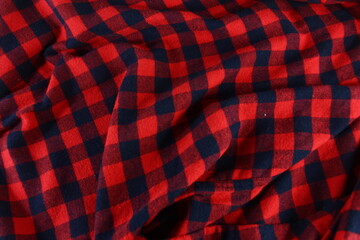 red square pattern fabric