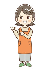 女性　ミドル世代　おばさん　主婦　指示