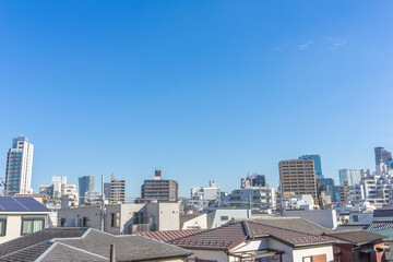 Fototapeta na wymiar 東京目黒　騎兵山からの風景