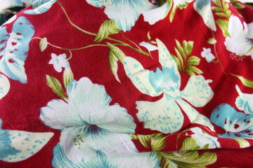 flower pattern textile