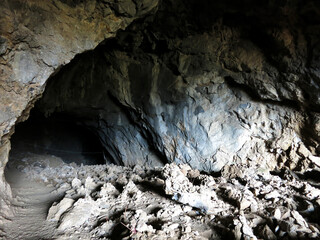 The Tham Piu Cave in Phonsavan, Xiengkhouang Province, LAOS, where at least 374 people were killed during the 