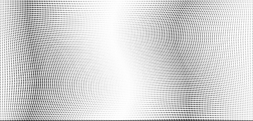 Light halftone dots grunge wide background
