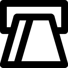 Atm Withdrawal Vector Line Icon