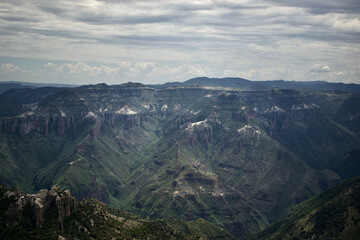 Fototapeta premium Copper Canyon in the Sierra Tarahumara, Chihuahua Mexico