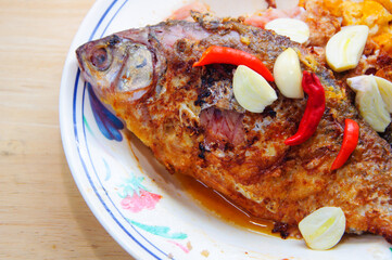 fish with vegetables