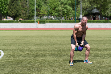 Kettle Bell Exercise Outdoor