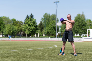 Kettle Bell Exercise Outdoor