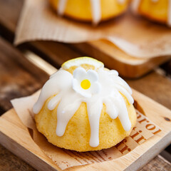 Homemade Lemon Bundt Cake with Sugar Glaze