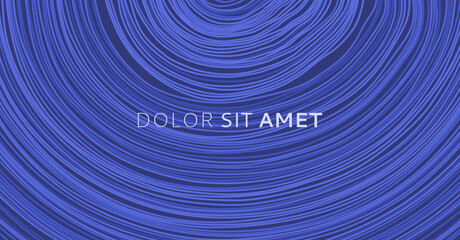 Abstract circular background with many thin lines. Many random circle with noise effect. Cover design template. Vector illustration for advertising, marketing or presentation.