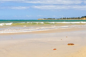 This beautiful stretch of beach was named after Andrew White, an English settler - Torquay, Victoria, Australia