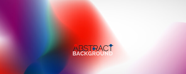 Obraz premium Fluid color gradient abstract background, trendy colorful wallpaper. Vector illustration for placards, brochures, posters, banners and covers