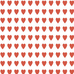 ハート　イラスト　シンプル　パターン