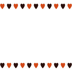 ハート　イラスト　シンプル　フレーム