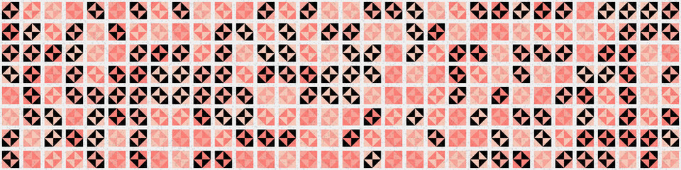 Fototapeta premium Abstract Geometric Pattern generative computational art illustration
