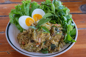 Healthy food, good taste and spicy of northern Thai people.