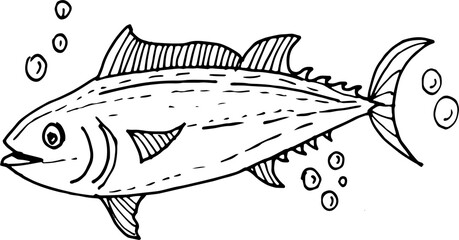 
Sea food, fish, shellfish, crabs, delicacies. Graphic illustration hand-drawn, doodle, sketch, engraving. Print, textiles, paper.