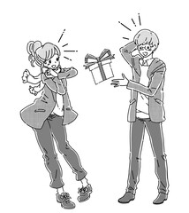 男性から女性へ 告白  プレゼント 恋 愛