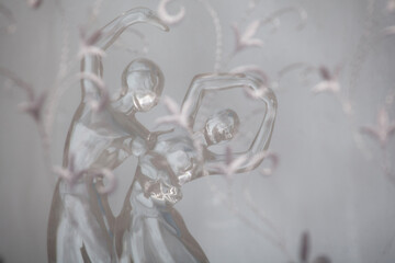 image of dance glass statue