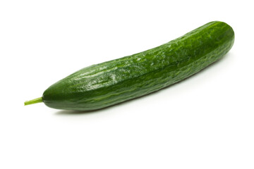 Cucumber isolated on white background.