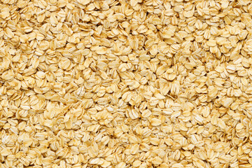 Oatmeal background. Delicious nutritious healthy food.