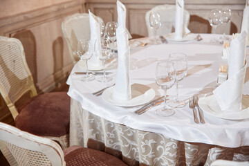 wedding table setting