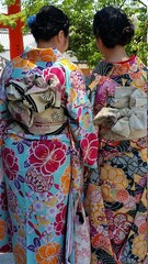 Obraz premium kimono patterns