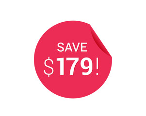 Save $179 dollars, $179 us dollar save