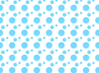 Polka dots pattern design skyblue