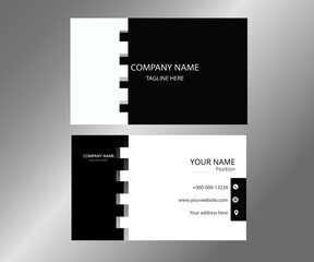 Black and White Business card