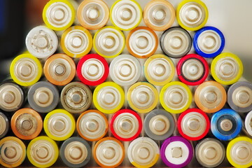 batteries background group of aaa batteries recycle