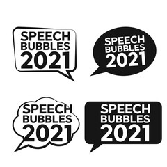 Blank empty white speech bubbles. Cloud bubble speech for communication